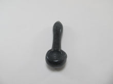Load image into Gallery viewer, Black Mini Glass Hand Pipe