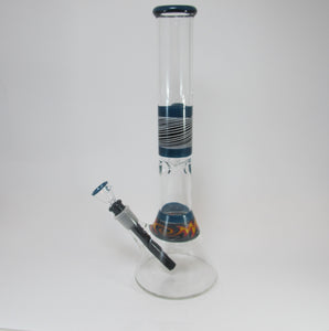 Flame Design Beaker Water Pipe