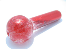 Load image into Gallery viewer, Glitter glass glycerine pipe 4 inches.