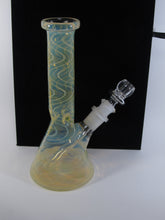 Load image into Gallery viewer, Silver fumed glass beaker waterpipe