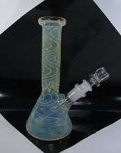 Load image into Gallery viewer, Silver fumed glass beaker waterpipe