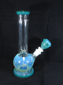 Green Fumed Ball Glass waterpipe