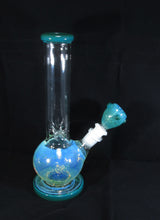 Load image into Gallery viewer, Green Fumed Ball Glass waterpipe