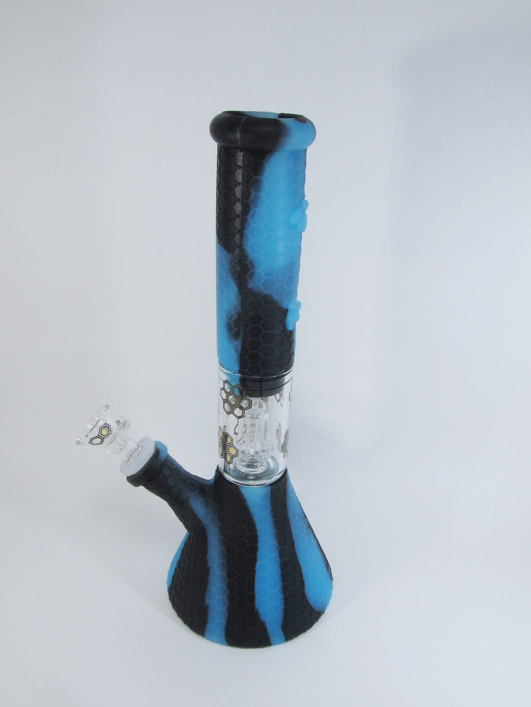 Stratus Glass and Silicone Waterpipe