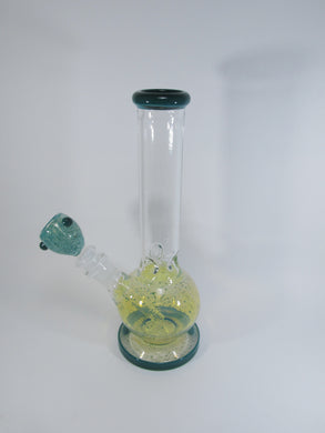 Green Fumed Ball Glass waterpipe