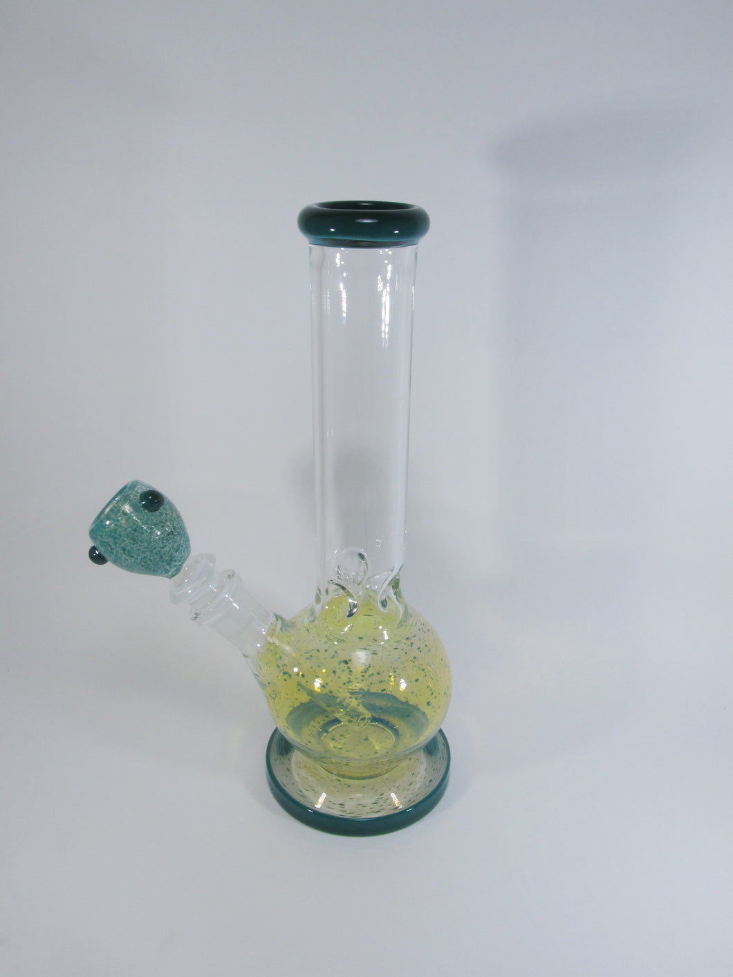 Green Fumed Ball Glass waterpipe