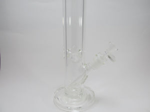 Simple Clear Thick Glass Water Pipe