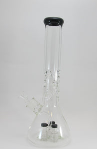 Beaker Water Pipe w/ Tri-Perc