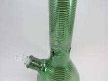 Load image into Gallery viewer, Green Striped Beaker Water Pipe
