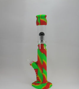 Glass and Silicone Water Pipe w/ Perc