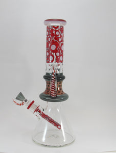 Cheech Beaker Water Pipe w/ Spiked Horns