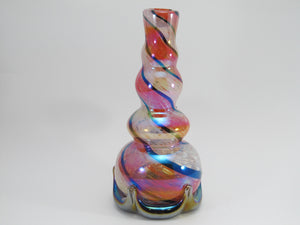 Wavy and Striped Soft Glass Water Pipe