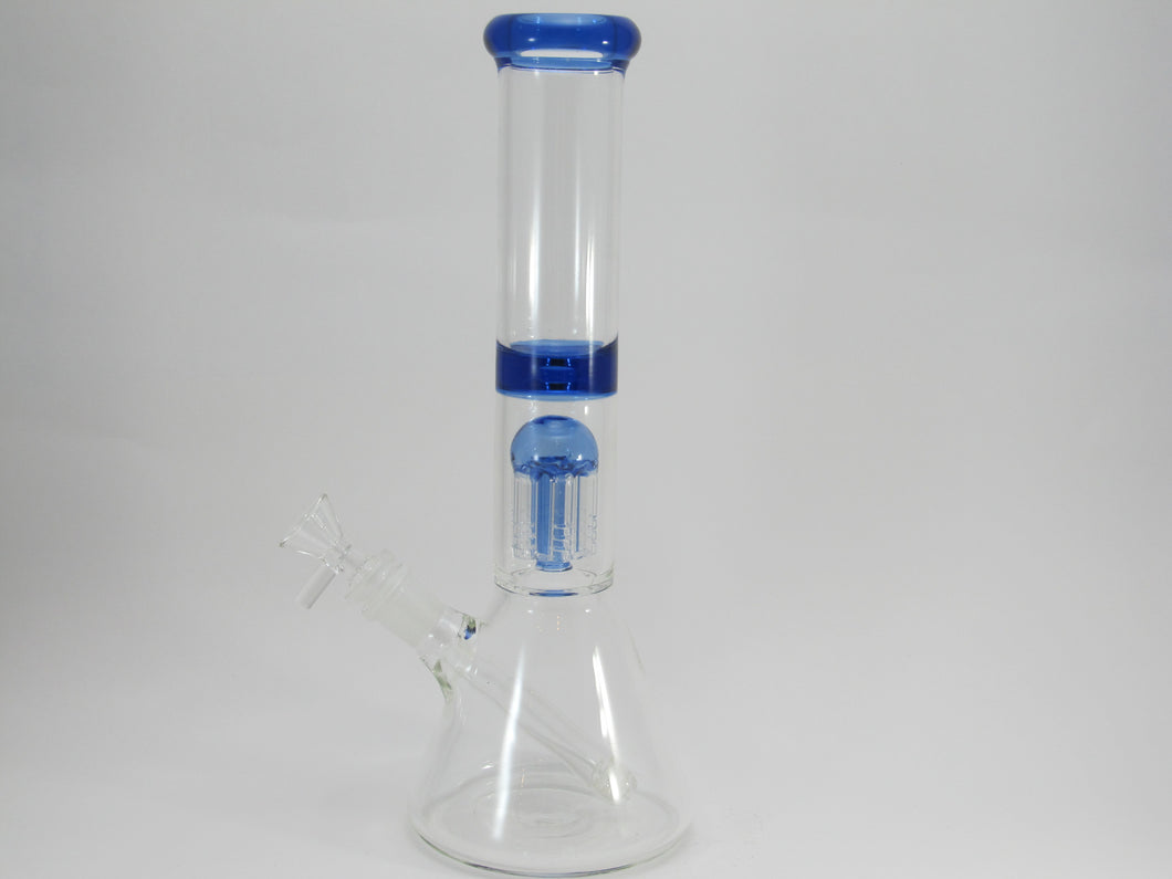 Short Cillinder Perc Beaker Water Pipe