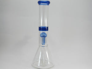 Short Cillinder Perc Beaker Water Pipe