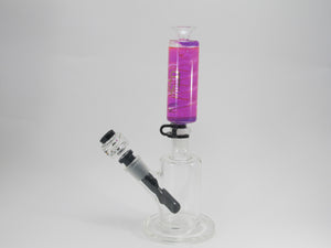 HR AVE Pink Glitter Vortex Water Pipe