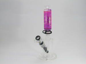 HR AVE Pink Glitter Vortex Water Pipe