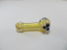 Load image into Gallery viewer, Blue Knob Yellow Hand Pipe