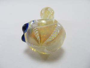 Blue Knob Yellow Hand Pipe