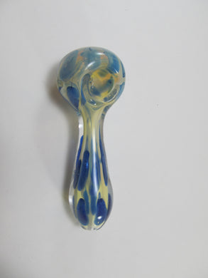 Wide Mouth Blue Dots Hand Pipe