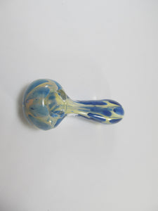 Wide Mouth Blue Dots Hand Pipe