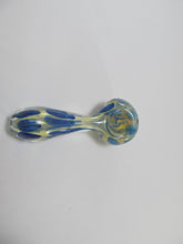 Load image into Gallery viewer, Wide Mouth Blue Dots Hand Pipe