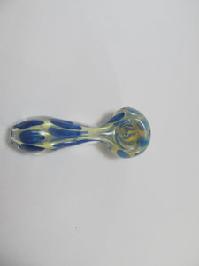 Wide Mouth Blue Dots Hand Pipe