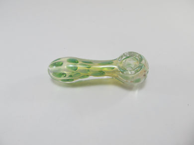 Wide Mouth Yellow and Blue Hand Pipe