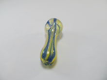 Load image into Gallery viewer, Blue and Yellow Stripped Hand Pipe