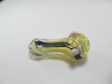 Load image into Gallery viewer, Pink Knob Sparkle Hand Pipe
