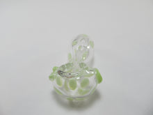 Load image into Gallery viewer, Green Polka Dot Hand Pipe