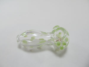 Green Polka Dot Hand Pipe