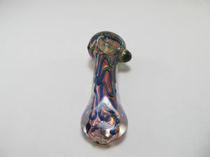 Pink and Blue String Design Hand Pipe