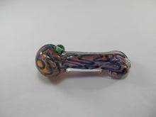 Load image into Gallery viewer, Pink and Blue String Design Hand Pipe