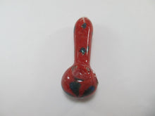Load image into Gallery viewer, Soft Glass Red Hot Hand Pipe