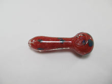 Load image into Gallery viewer, Soft Glass Red Hot Hand Pipe