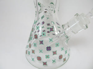 Teal and Purple LV Water Pipe