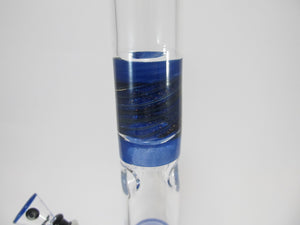Zig Zag Pattern Glitter Water Pipe