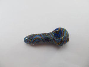 Blue Rasta Hand Pipe