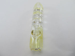 Clear Straight Tube Hand Pipe