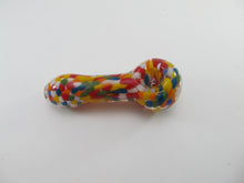 Load image into Gallery viewer, Rainbow Speckled Hand Pipe