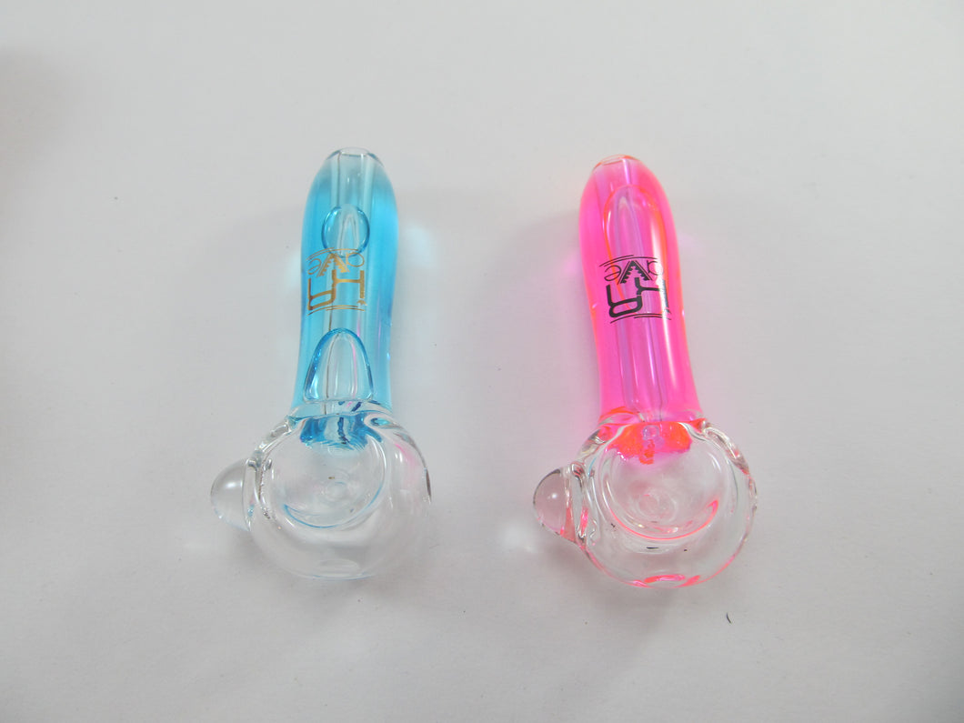 Pink or Blue Liquid Hand Pipe