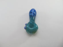 Load image into Gallery viewer, Short Blue and Green Hand Pipe