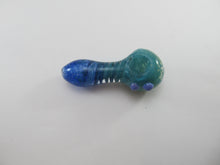 Load image into Gallery viewer, Short Blue and Green Hand Pipe