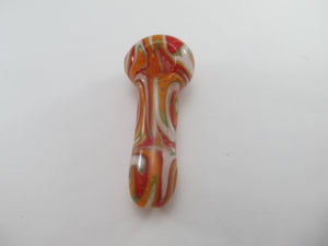 Groovy Orange Hand Pipe