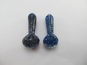 Blue or Black Speckled Hand Pipe