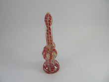 Load image into Gallery viewer, Hooked Red Trippy Lines Bubbler