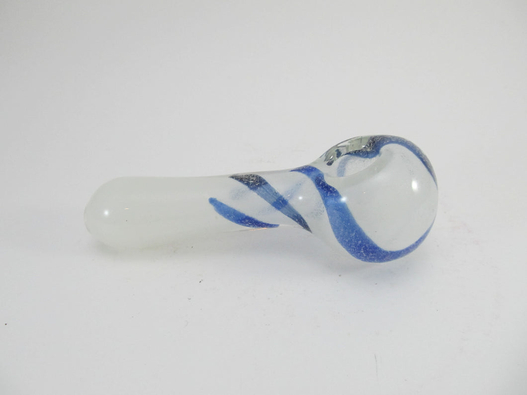Blue Stripes Hand Pipe