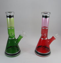 Load image into Gallery viewer, Basic Striped Beaker Pipe