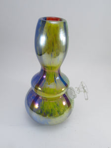 Wavy and Striped Soft Glass Water Pipe Bulb