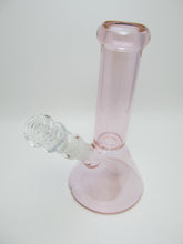 Load image into Gallery viewer, Pink clear beaker waterpipe
